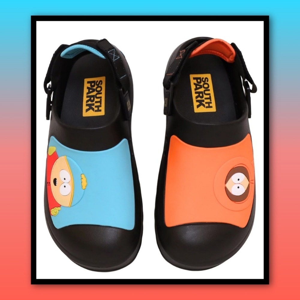 SOUTH PARK CARTMAN/KENNY CLOG SANDALS